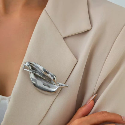 Broche Lys · Acier