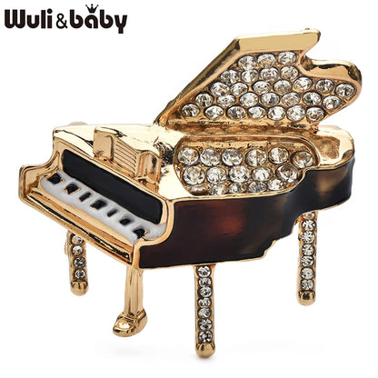Broche Piano · Cristal
