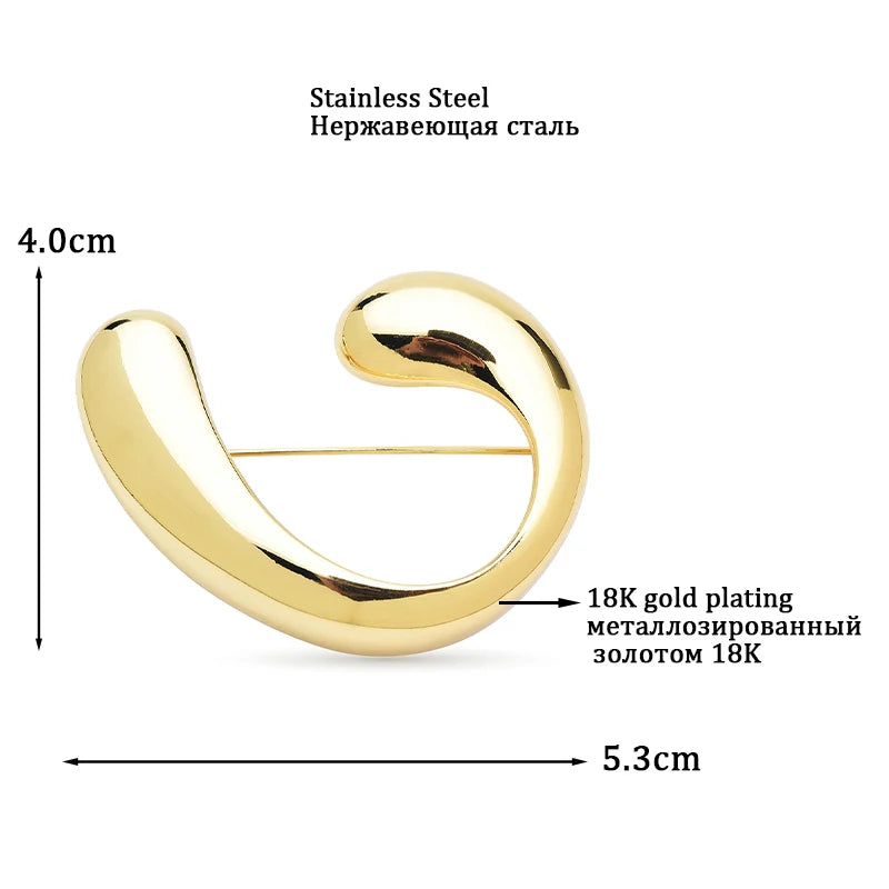 Broche Forme Géométrique · Acier