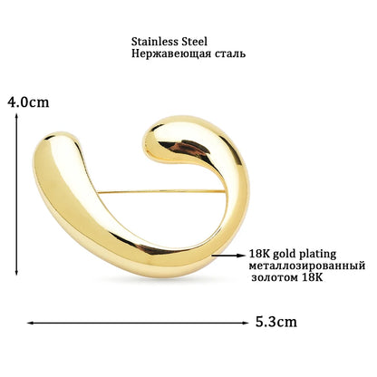 Broche Forme Géométrique · Acier