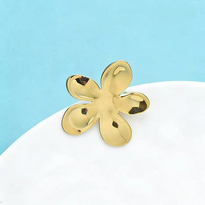 Broche Fleur · Acier