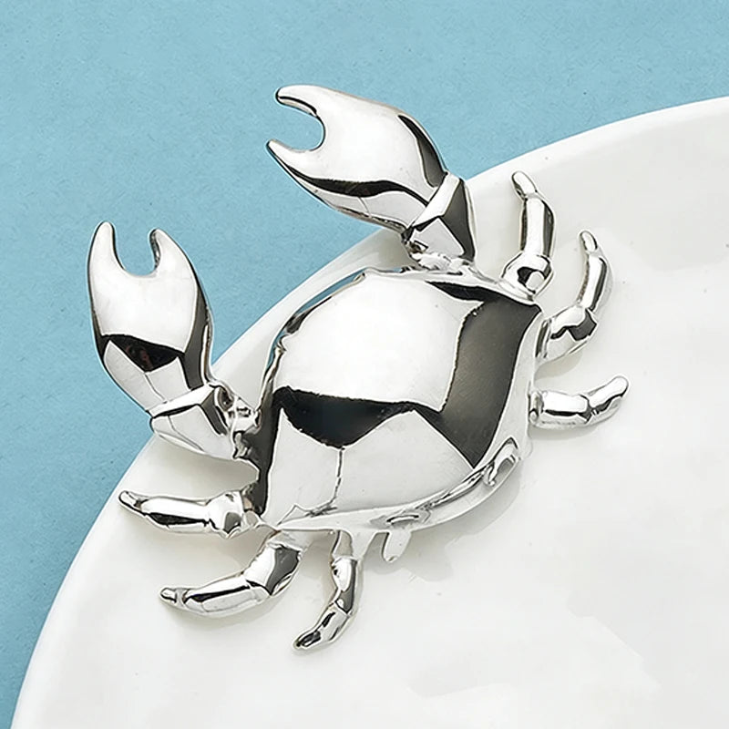 Broche Crabe · Acier