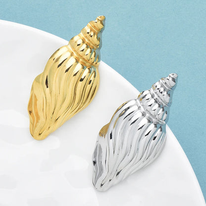 Broche Coquillage · Acier