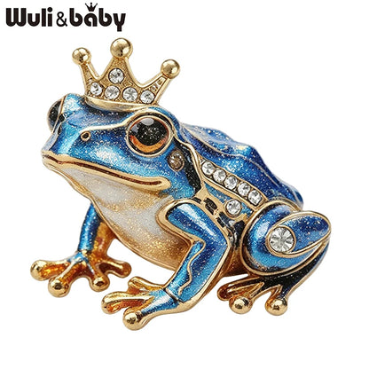 Broche Grenouille · Cristal