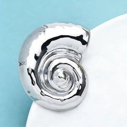 Broche Coquillage · Acier