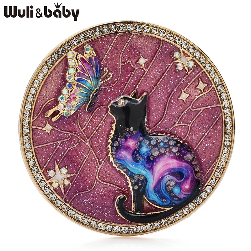 Broche Papillon · Émail
