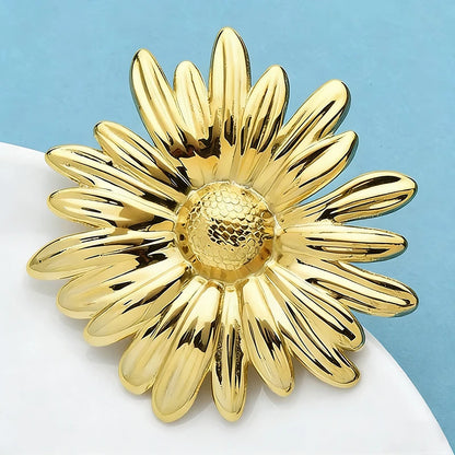 Broche Marguerite · Acier