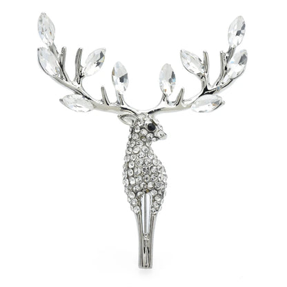 Broche Cerf · Cristal