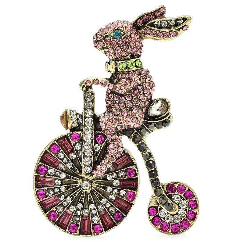 Broche Lapin · Cristal