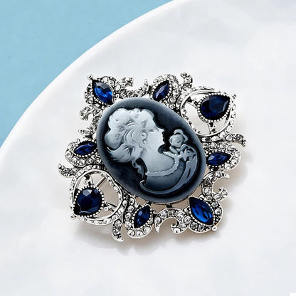 Broche Silhouette · Cristal