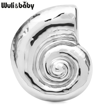 Broche Coquillage · Acier