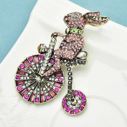 Broche Lapin · Cristal