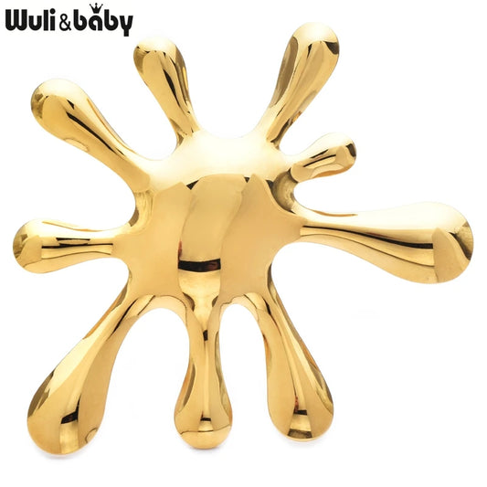 Broche Fleur · Acier