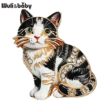 Broche Chat · Cristal