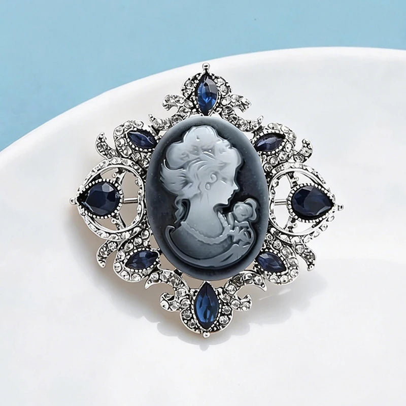 Broche Silhouette · Cristal