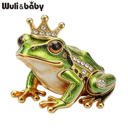 Broche Grenouille · Cristal