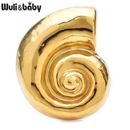 Broche Coquillage · Acier
