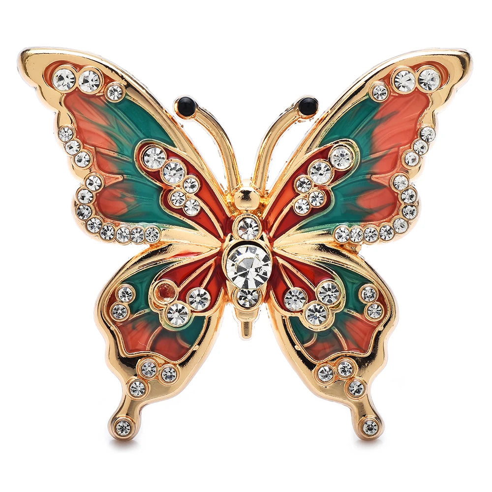 Broche Papillon · Émail
