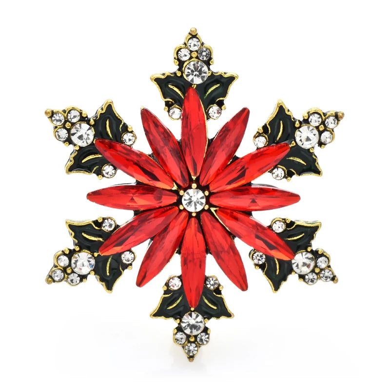 Broche Flocon · Cristal