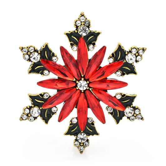 Broche Flocon · Cristal