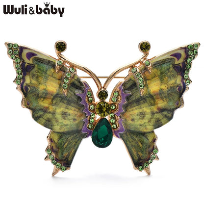 Broche Papillon · Émail