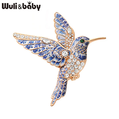 Broche Colibri · Cristal