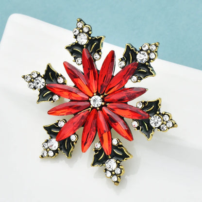 Broche Flocon · Cristal