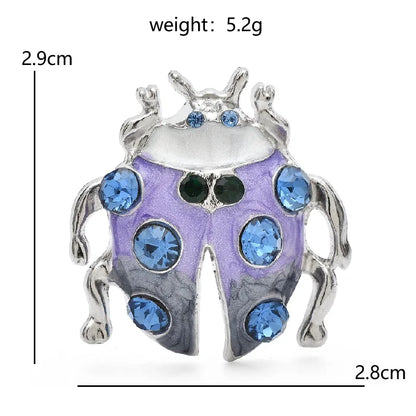 Broche Scarabée · Cristal