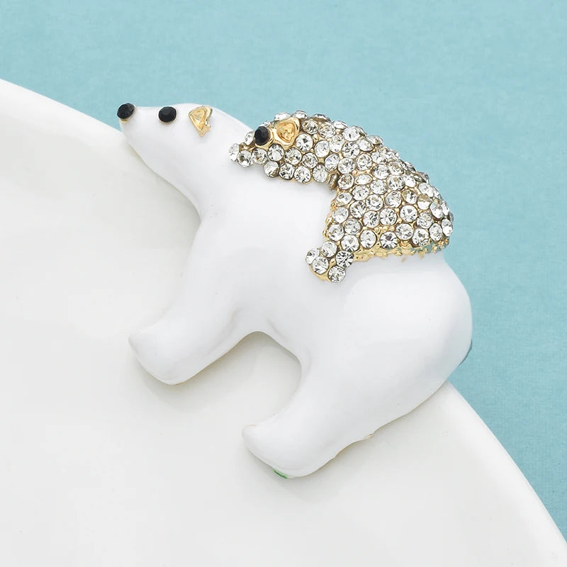 Broche Ours · Cristal