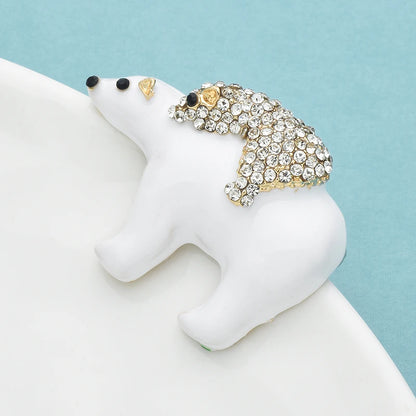 Broche Ours · Cristal