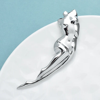 Broche Silhouette · Acier