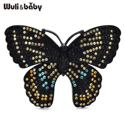 Broche Papillon · Cristal