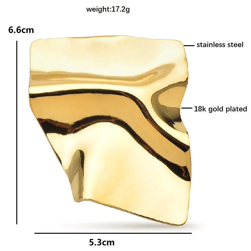 Broche Visage · Acier