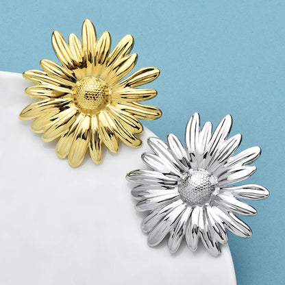Broche Marguerite · Acier
