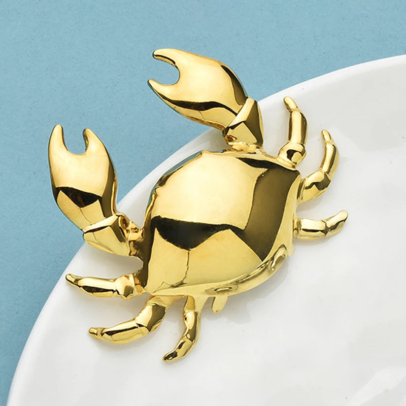 Broche Crabe · Acier