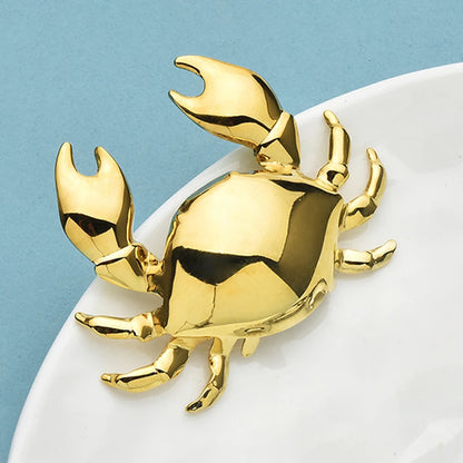 Broche Crabe · Acier