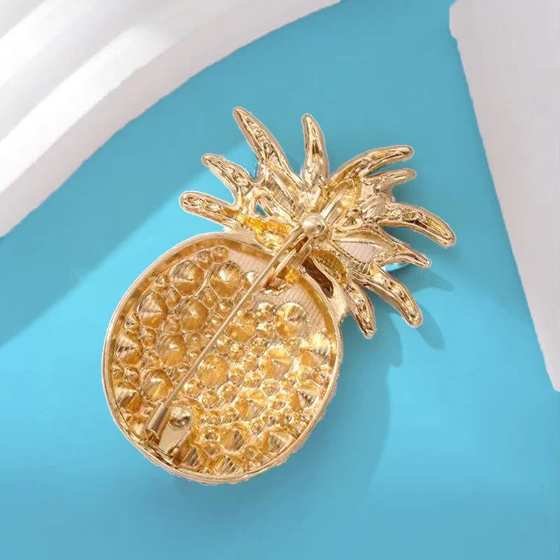Broche Ananas · Cristal