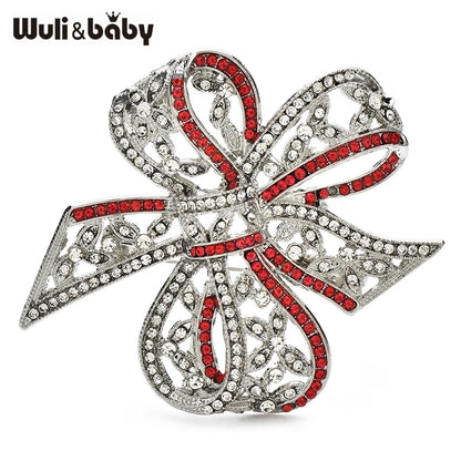 Broche Nœud · Cristal