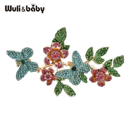 Broche Papillon · Cristal