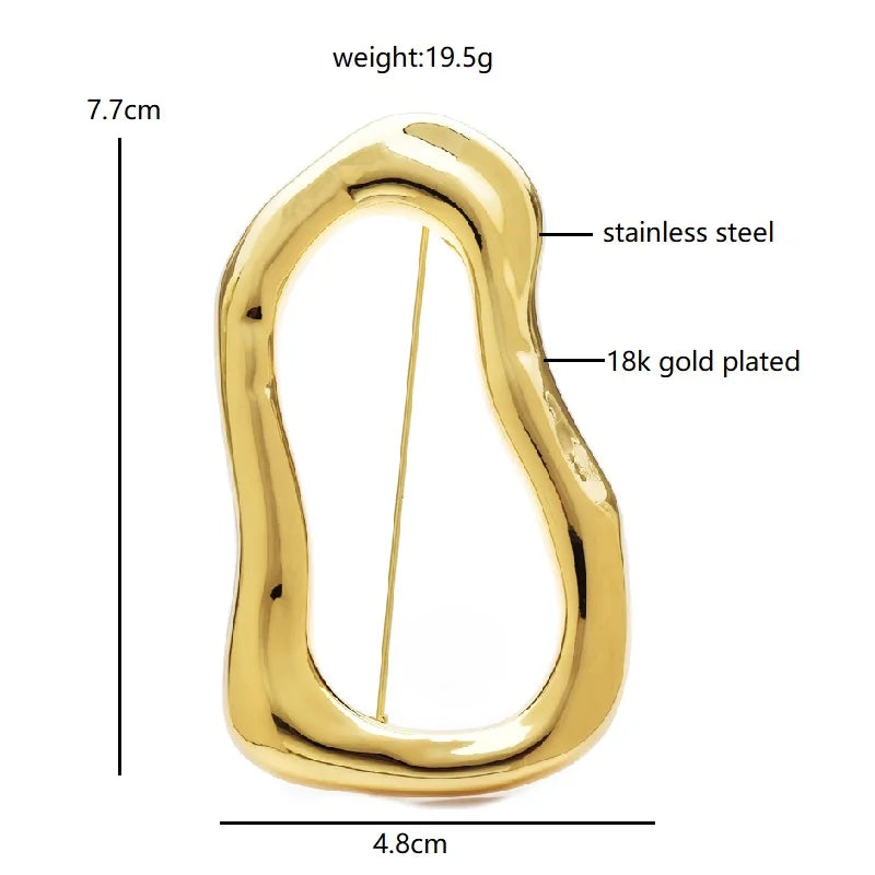 Broche Cercle · Acier