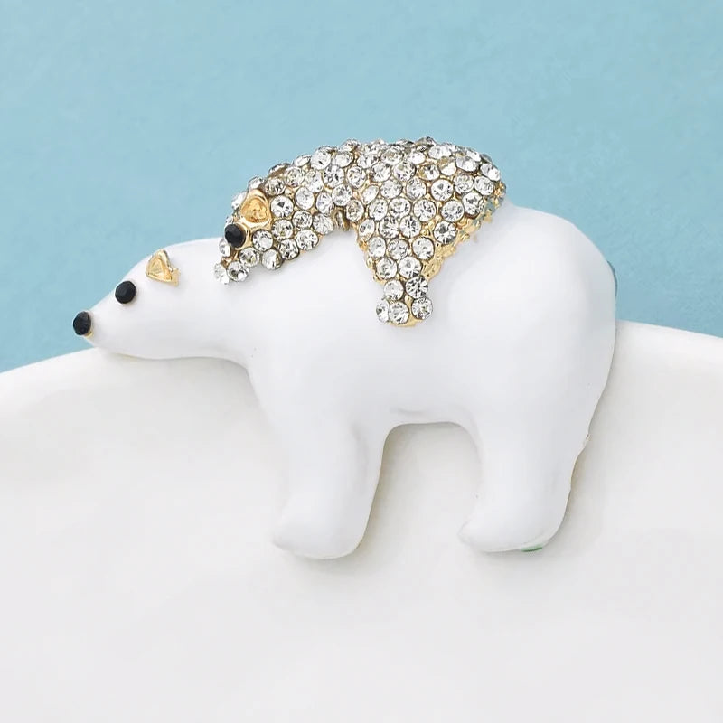 Broche Ours · Cristal