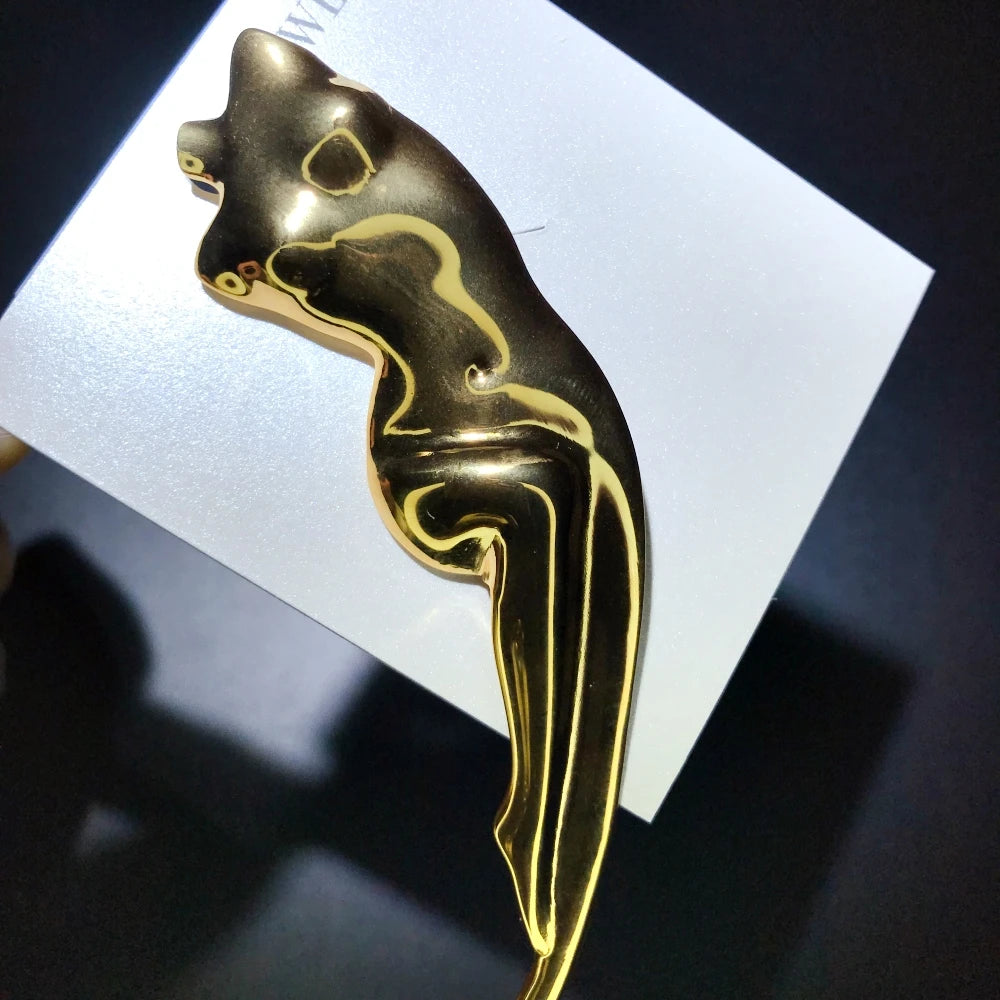 Broche Silhouette · Acier