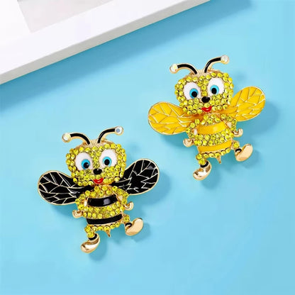 Broche Abeille · Cristal