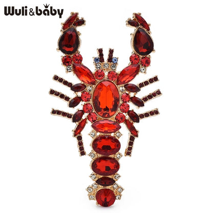 Broche Homard · Cristal