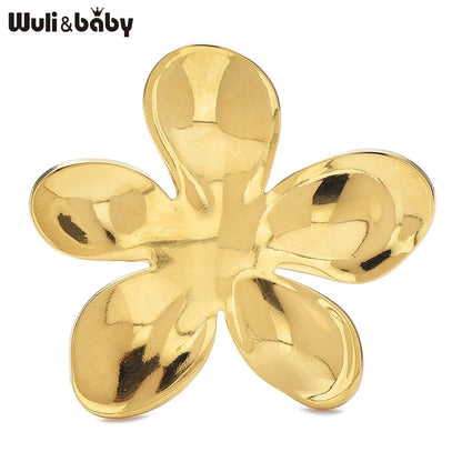 Broche Fleur · Acier