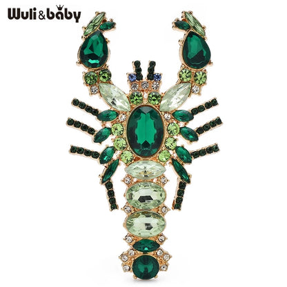 Broche Homard · Cristal