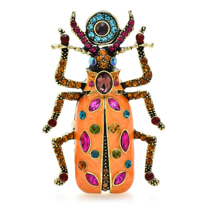 Broche Scarabée · Cristal