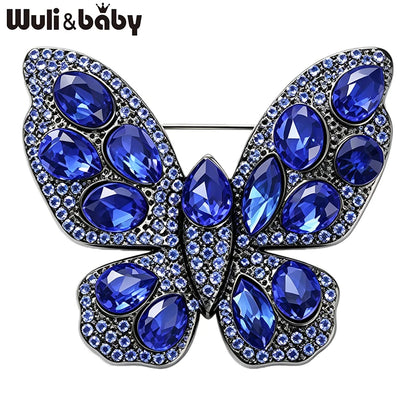 Broche Papillon · Cristal
