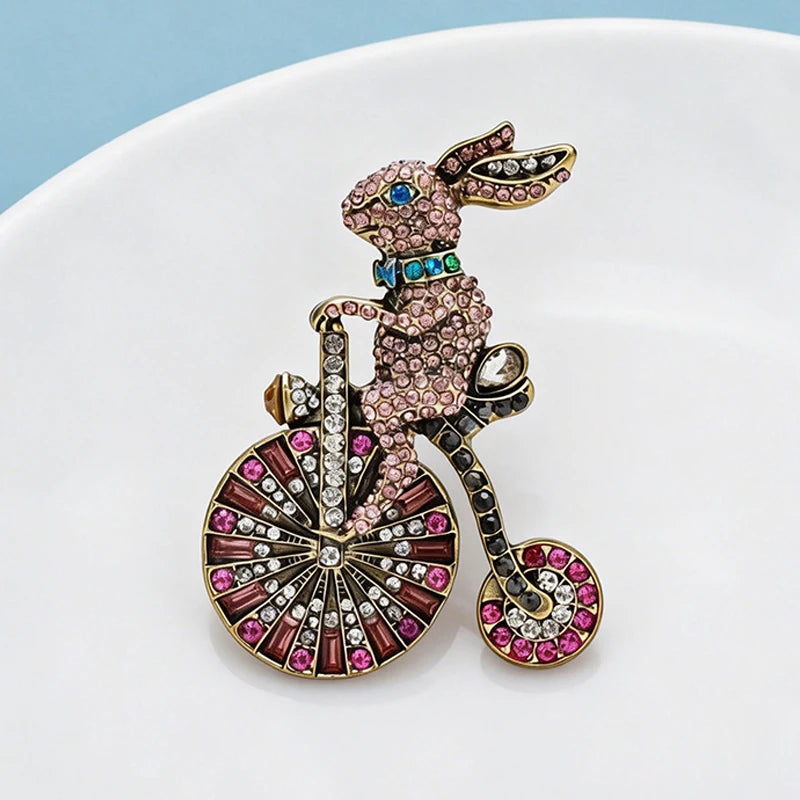 Broche Lapin · Cristal