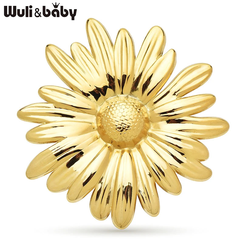 Broche Marguerite · Acier